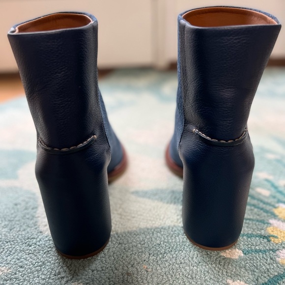 Chloe Edith Denim & Leather Short Boots - Picture 7 of 16